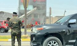 اندلاع حريق في عمارة شميساني في الفلوجة